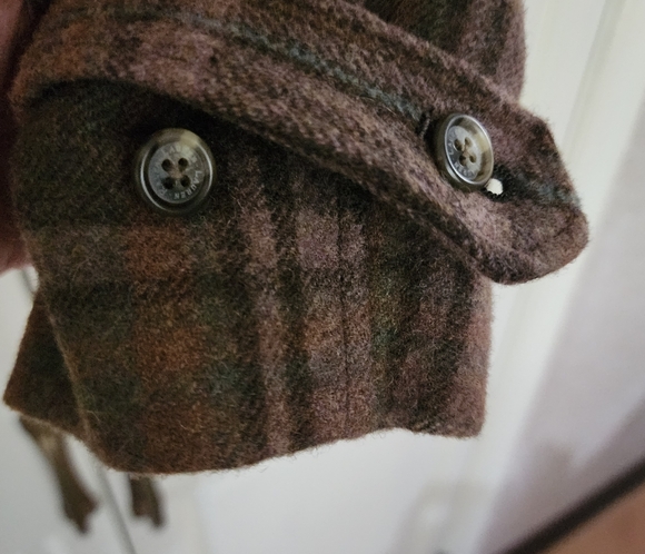 Ralph Lauren Suede Jacket – Fur Collar – Size 14 .pit To Pit 22" Lenght 26" - Picture 11 of 16